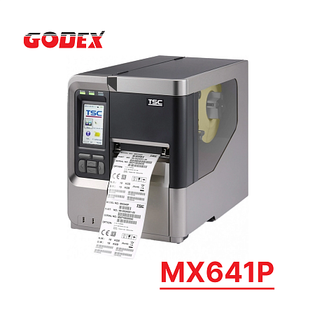 Промышленный термотрансферный принтер этикеток TSC серии MX641P